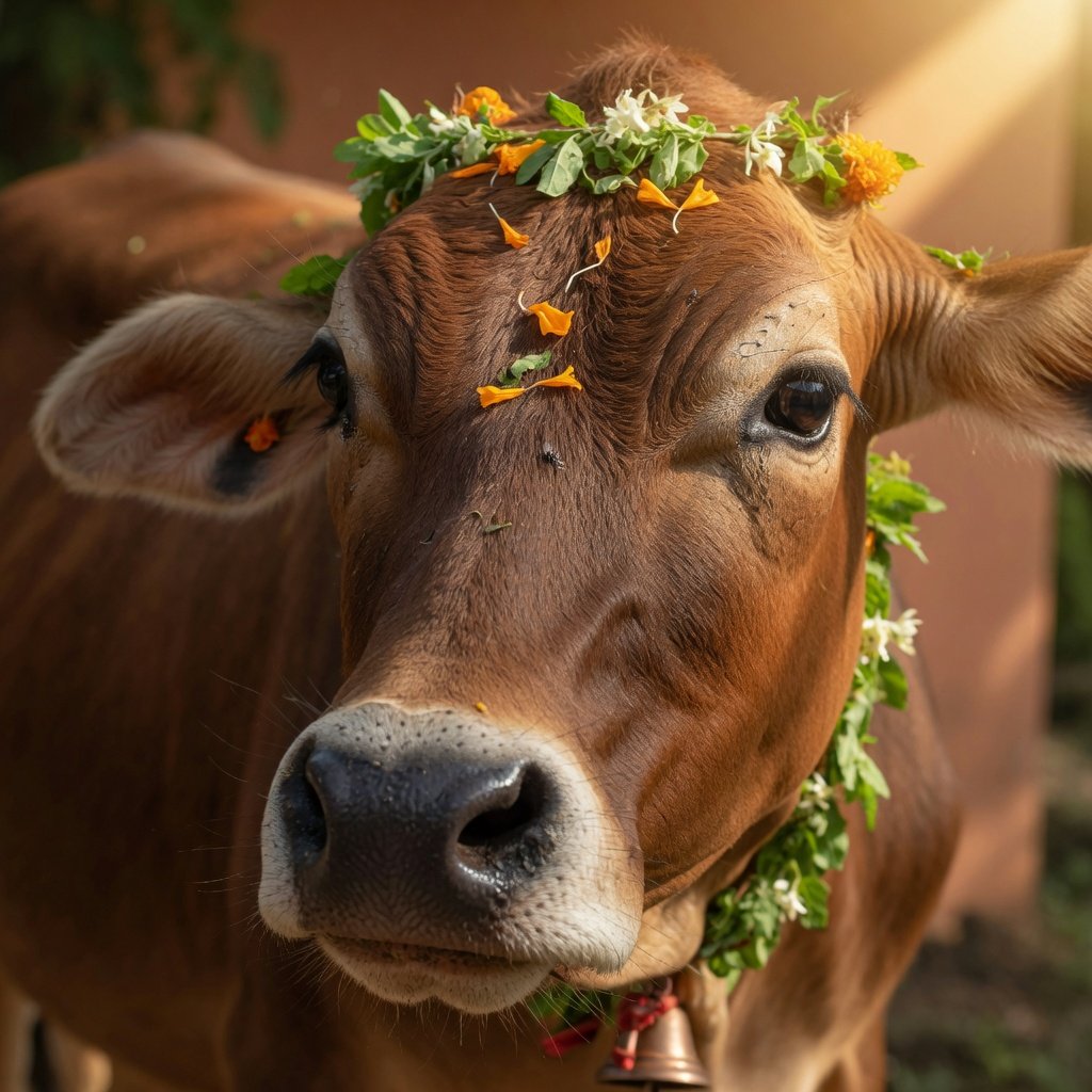 Fresh green fodder pile for monthly cow support